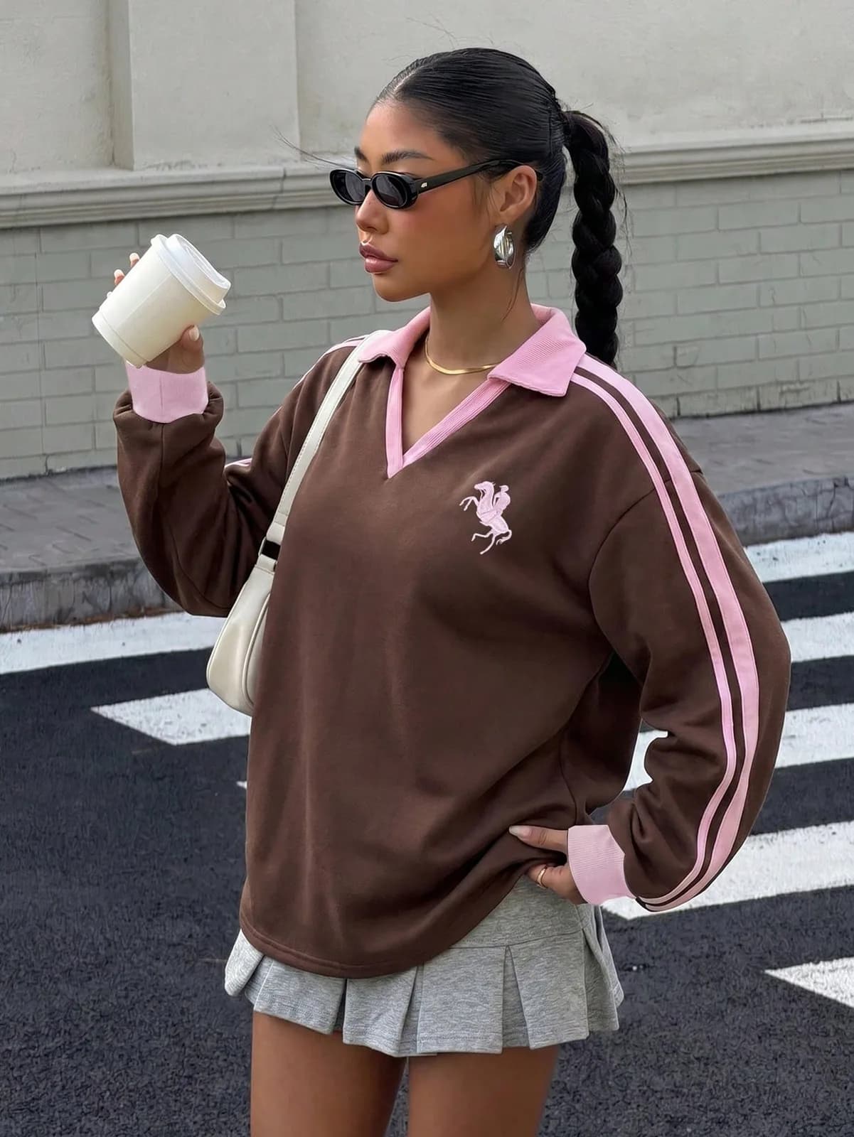 Polo sweatshirt