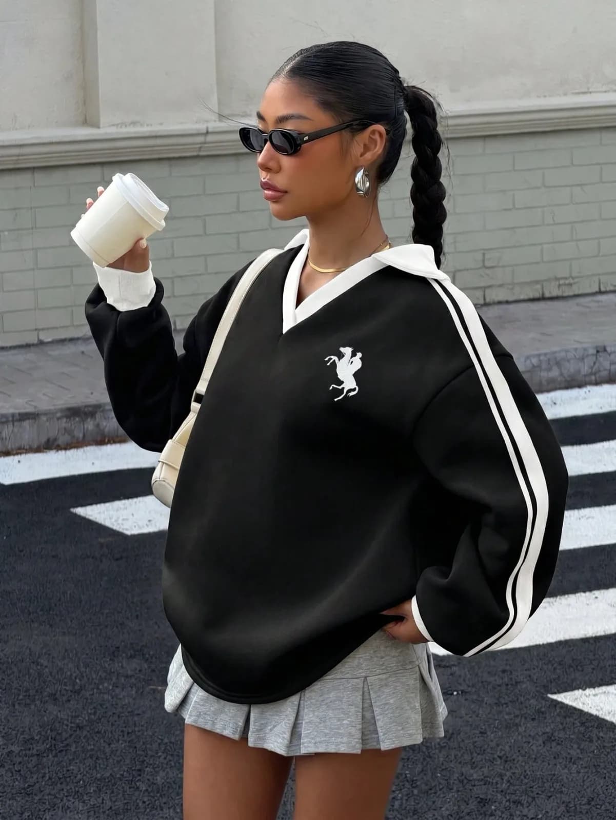Polo sweatshirt