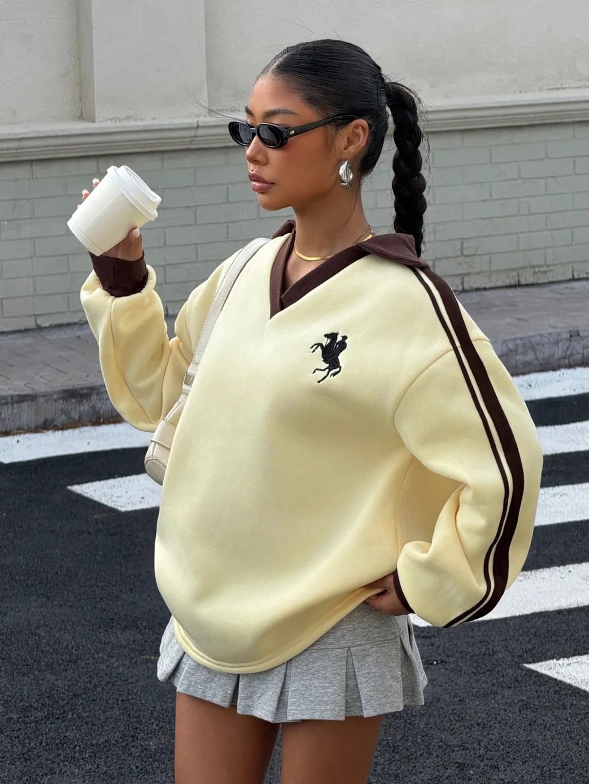 Polo sweatshirt