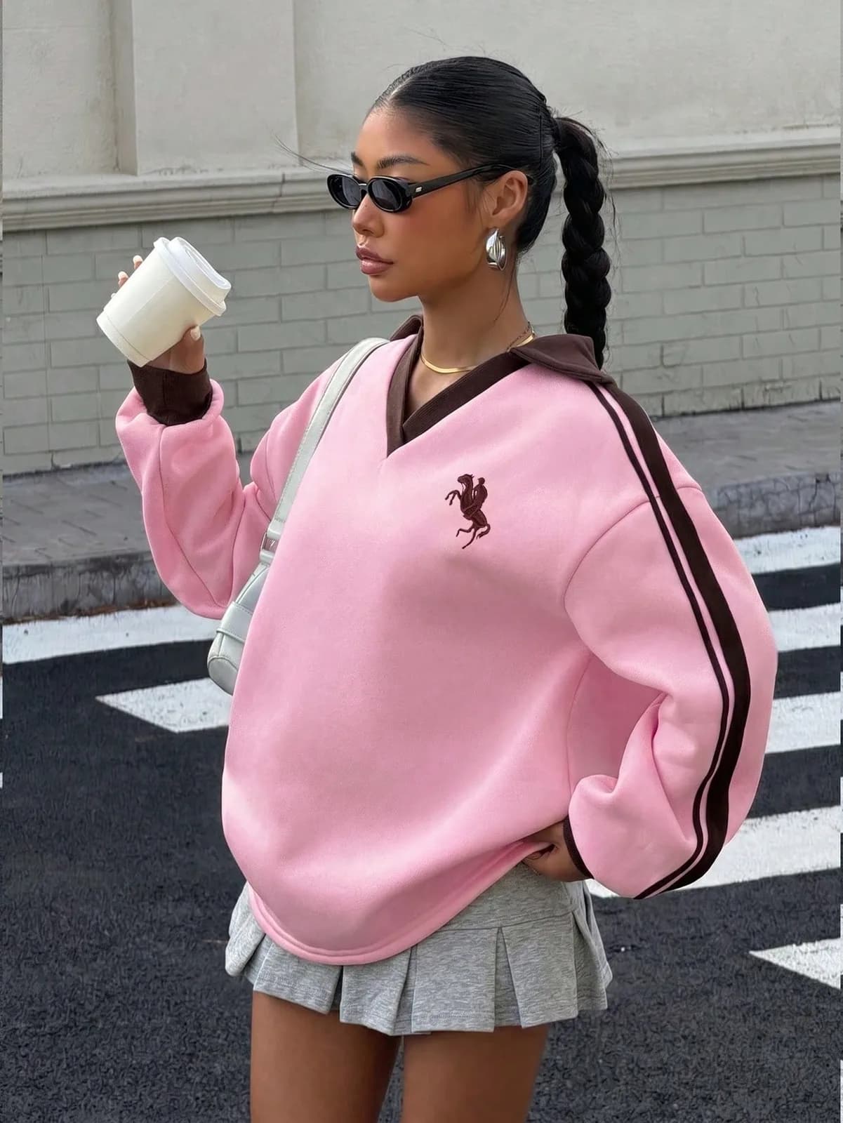 Polo sweatshirt