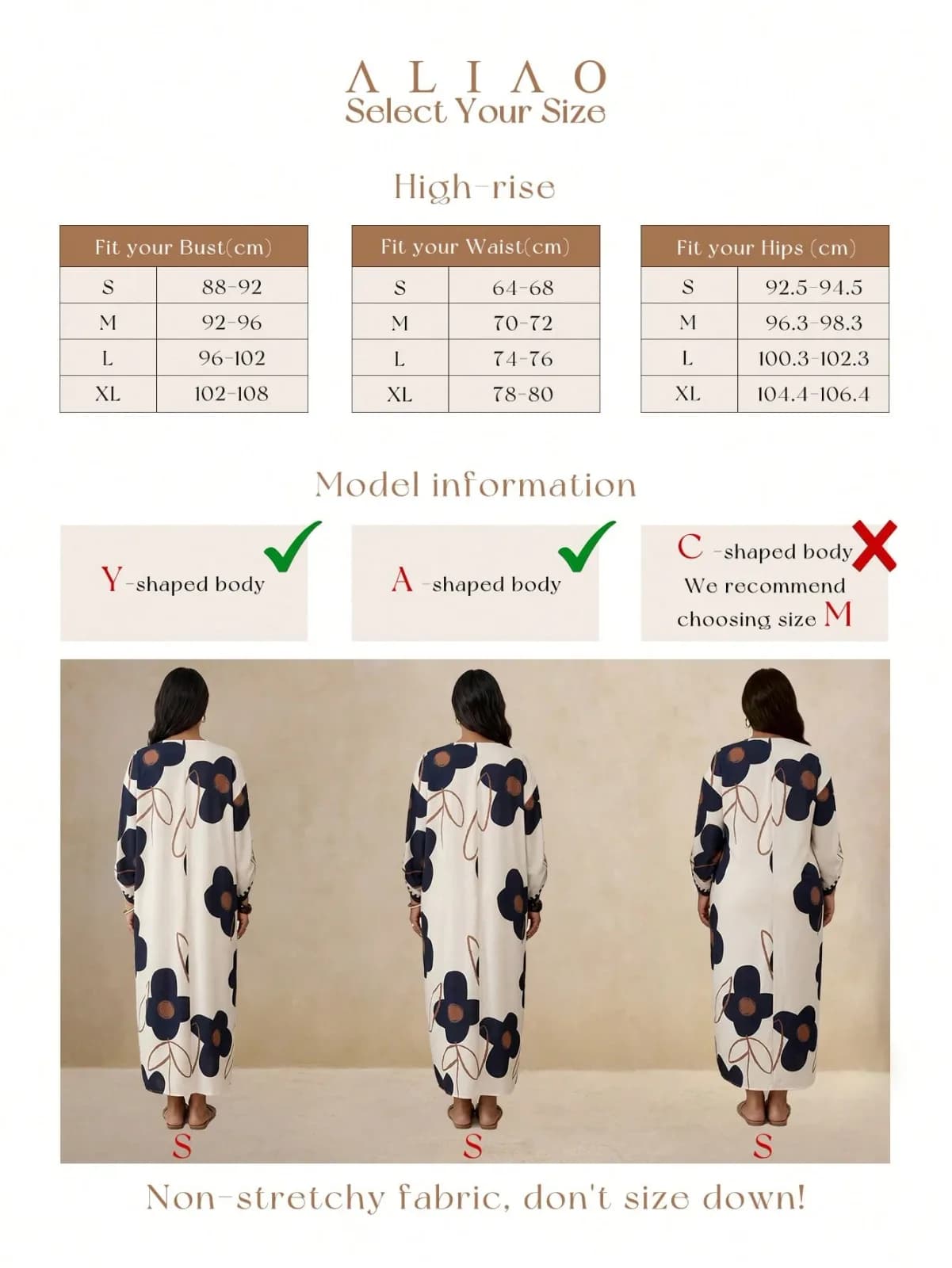 Spring/Summer V-Neck Large Floral Print Loose Long Sleeve Casual Beach Vacation Dress Plus Size Elegant