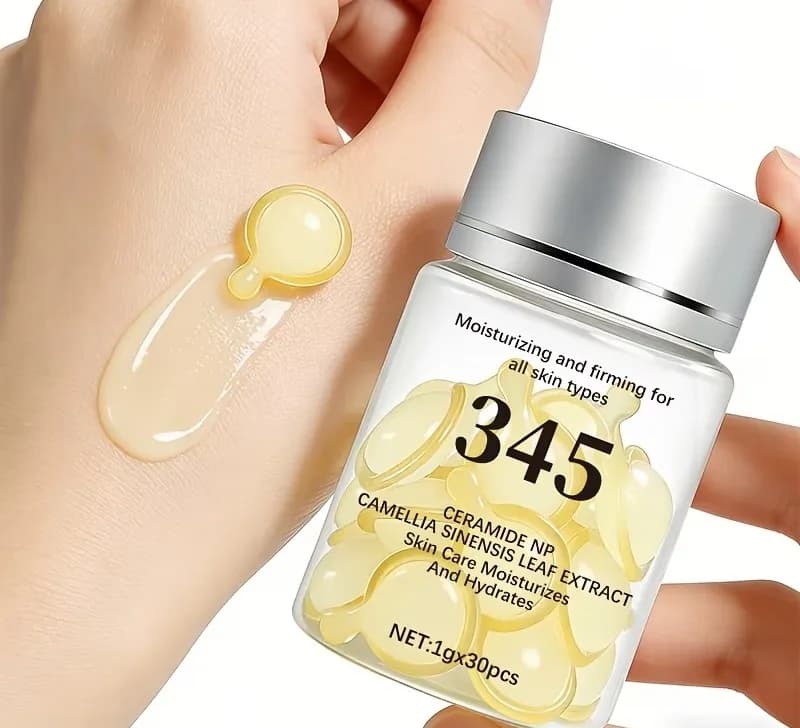 Capsules d'essence visage hydratante et raffermissante "345" (30 pièces)