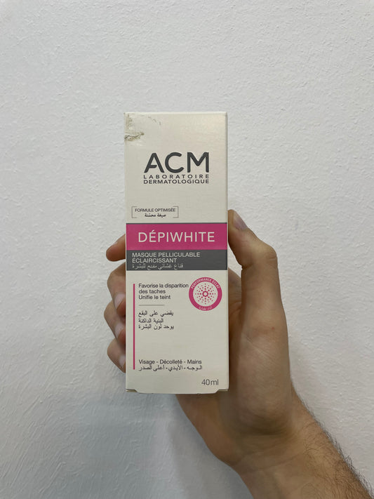 ACM depiwhite masque pelliculable eclaircissant