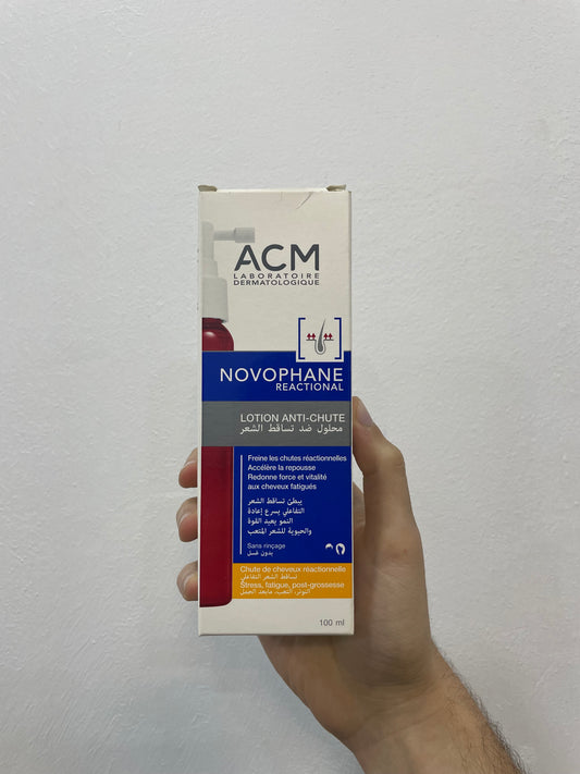 ACM novophane lotion anti-chute (reactional)