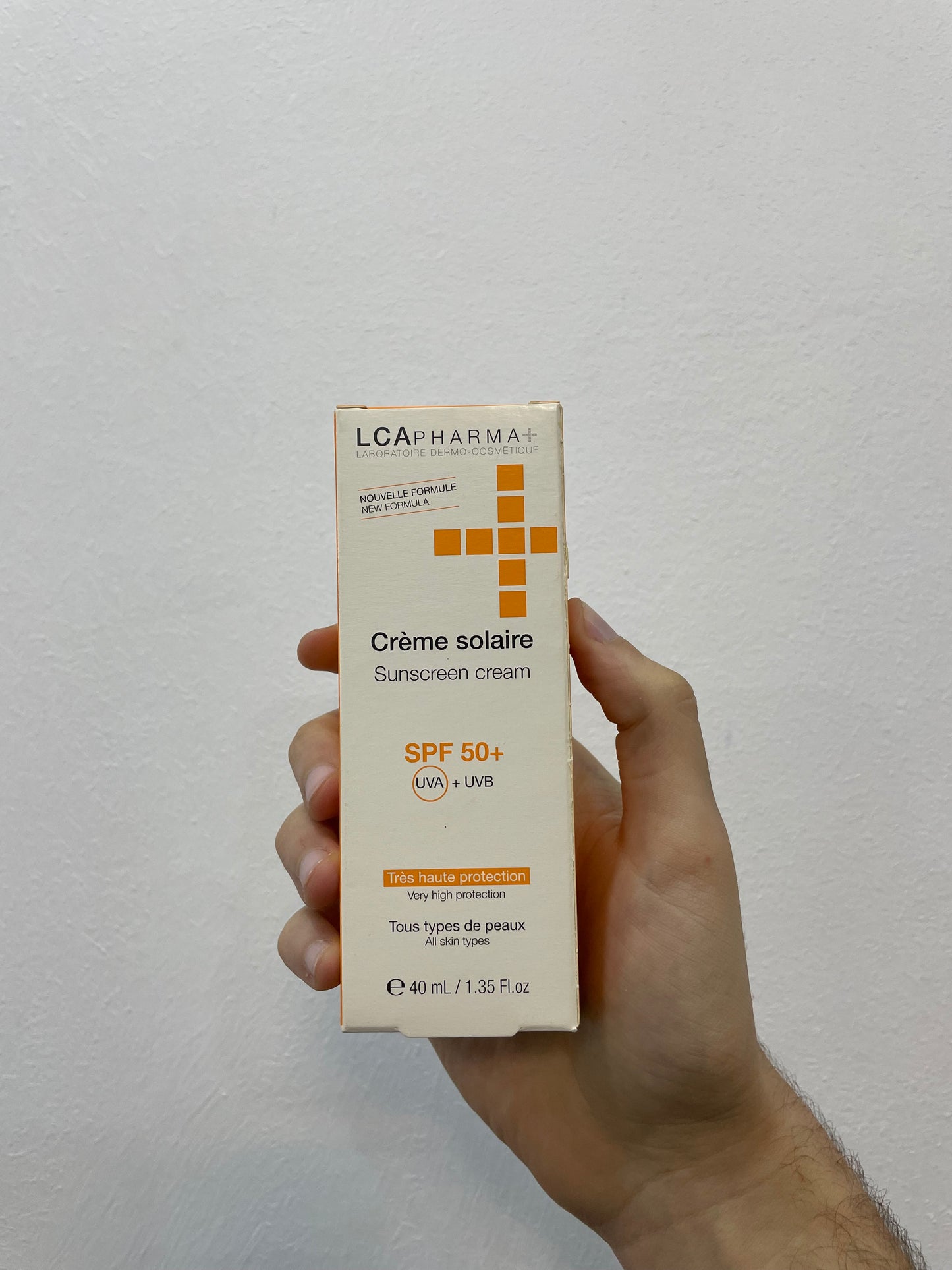 LCA crème solaire SPF 50+