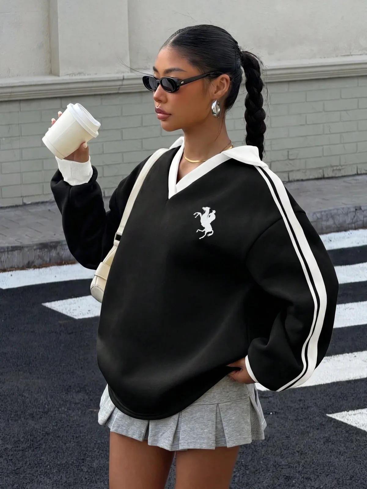 Polo sweatshirt